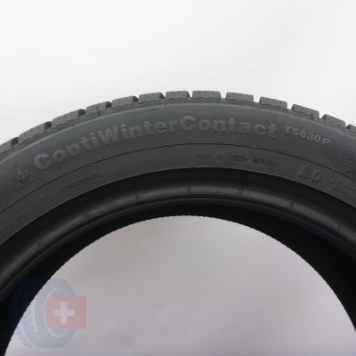 8. 225 50 18 4x CONTINENTAL 225/50 R18 99H XL AO ContiWinterContact TS830P Winterreifen 2022, 2023 8,2-8,6mm