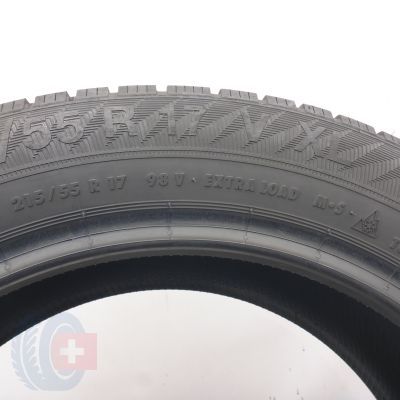 5. 215 55 17 4x GISLAVED 215/55 R17 98V XL EuroFrost 6 Winterreifen 2022, 2023 6,5-7,2mm