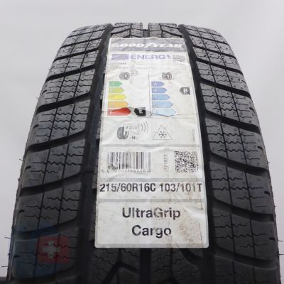  215 60 16C 1x GOODYEAR  215/60 R16C 103/101T UltraGrip Cargo Winterreifen 2022 VOLL