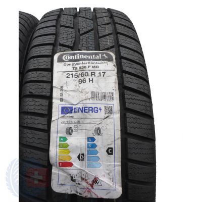 3. 215 60 17 2x CONTINENTAL 215/60 R17  96H ContiWinterContact TS 830P M0 Winterreifen 2022 VOLL WIE NEU