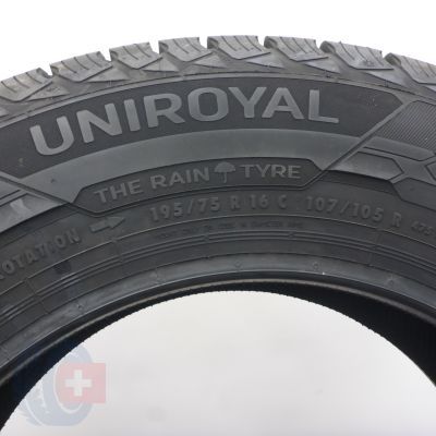5. 195 75 16C 4x UNIROYAL 195/75 R16C 107/105R Snow Max 3 Winterreifen 2021/22 VOLL WIE NEU  