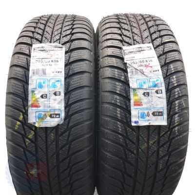 205 60 16 2x BRIDGESTONE 205/60 R16 96H XL DriveGuard Winter RFT Winterreifen 2019 VOLL WIE NEU 