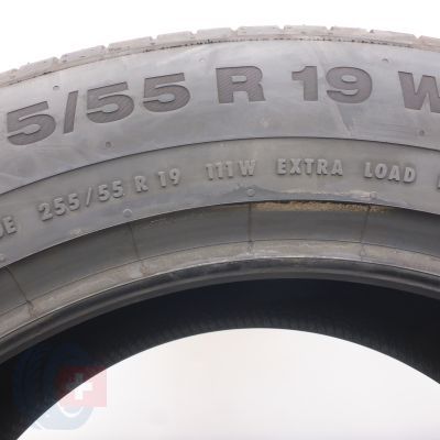 6. 255 55 19 4x CONTINENTAL 255/55 R19 111W XL ContiSportContact 5 SUV J LR Sommerreifen 2022 WIE NEU VOLL