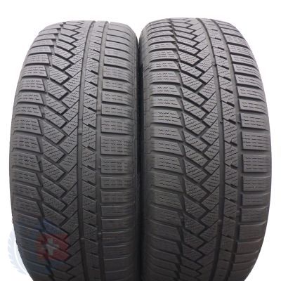 225 55 17 2x CONTINENTAL 225/55 R17 97H WinterContact TS850P AO Winterreifen 6,5-7mm 2021