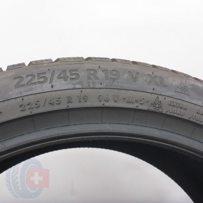 5. 225 45 19 2x CONTINENTAL 225/45 R19  96V XL WinterContact TS 870 P Winterreifen 2022 Ungebraucht  