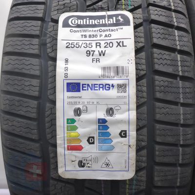 3. 255 35 20 2x CONTINENTAL 255/35 R20 97W XL AO ContiWinterContact Ts830P Winterreifen 2022 VOLL
