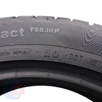 9. 225 50 18 4x CONTINENTAL 225/50 R18 99H XL ContiWinterContact TS830P AO Winterreifen 8mm 2022 Wie Neu