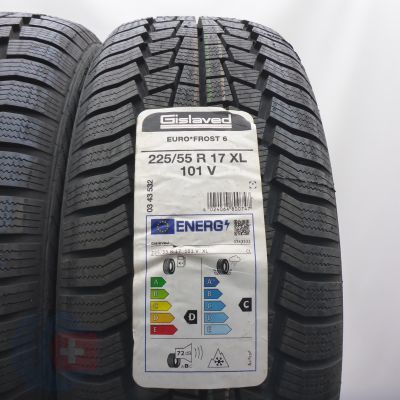3.  225 55 17 2x GISLAVED 225/55 R17 101V XL Euro Frost 6  Winterreifen 2021 Ungebraucht  