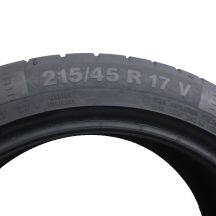 6. 2 x CONTINENTAL 215/45 R17 87V ContiEcoContact 5 Sommerreifen 2015  5mm