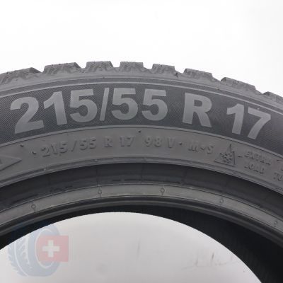 5. 215 55 17 4x SEMPERIT 215/55 R17 98V XL Speed-Grip 5 Winterreifen 2024 8 i 7,2mm