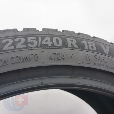 6. 225 40 18 4x SEMPERIT 225/40 R18 92V XL Speed-Grip 5 Winterreifen 2024 8,8mm WIE NEU