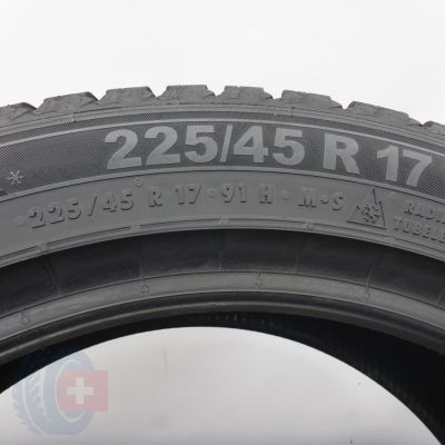 5. 225 45 17 4x SEMPERTIT 225/45 R17 91H Speed-Grip 5 Winterreifen 2025 8mm WIE NEU 