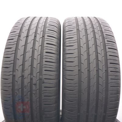 205 55 16 2x CONTINENTAL 205/55 R16 91W EcoContact6 Sommerreifen 2021 6,2mm