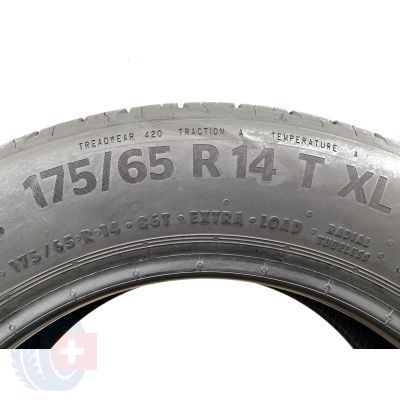 6. 2 x CONTINENTAL 175/65 R14 86T XL EcoContact 6 Sommerreifen  2022 6mm