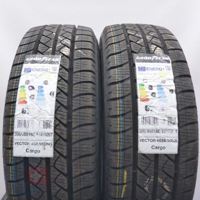 3. 205 65 16C 4x GOODYEAR 205/65 R16C 107/105T Vector 4Seasons Cargo Ganzjahresreifen 2021 VOLL