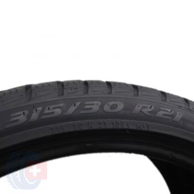 7. 2 x PIRELLI 315/30 R21 105V Winter Sottozero 3 N0 Winterreifen DOT17/16   6.2-6.8mm 