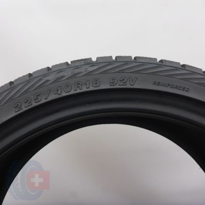 3. 225 40 18 1x YOKOHAMA 225/40 R18 92V XL Wdrive V-902A Winterreifen 2012 7mm