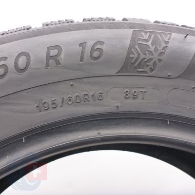 5. 195 60 16 2x MICHELIN 89T Alpin 6 Winterreifen 2021 6,4-6,8mm