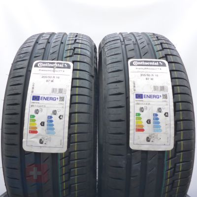  205 50 16 2x CONTINENTAL 205/50 R16 87W PremiumContact 6 Sommerreifen 2024 Ungebraucht   
