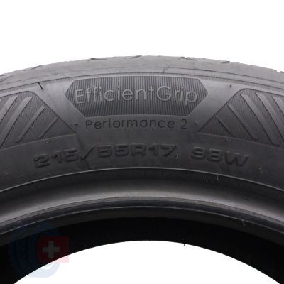 5. 4 x GOODYEAR 215/55 R17 98W XL EfficientGrip Performance 2 Sommerreifen 2021, 2022, 2023 6,2-6,5mm