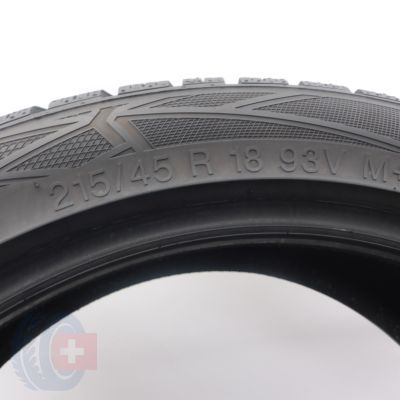 5. 215/45 R18 2x VREDESTEIN 93V XL Wintrac Pro Winterreifen 2021 WIE NEU 8mm