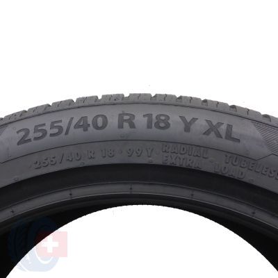 6. 4 x BARUM 255/40 R18 99Y XL Bravuris 5 HM Sommerreifen 2019, 2020 VOLL WIE NEU 