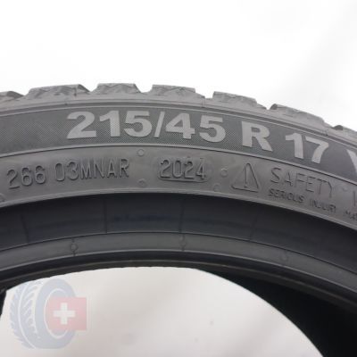 6.  215 45 17 2x SEMPERIT 215/45 R17 91V XL Speed-Grip 5 Winterreifen 2024 8mm WIE NEU