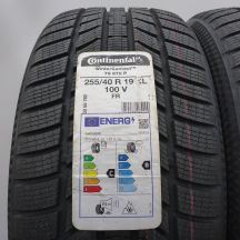 2. 255 40 19 2x CONTINENTAL 255/40 R19 100V XL WinterContact Ts870P Winterreifen 2022 WIE NEU VOLL