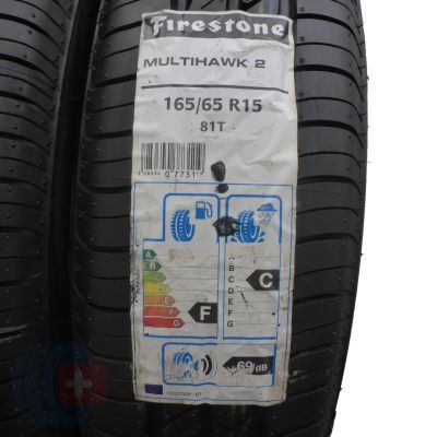 3. 4 x FIRESTONE 165/65 R15 81T Multihawk 2 Sommerreifen 2014, 2015 VOLL 