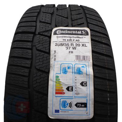 1 x CONTINENTAL 255/35 R20 97W XL ContiWinterContact TS830P A0 Winterreifen 2017 WIE NEU VOLL