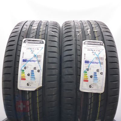 3. 235 45 17 4 x CONTINENTAL 235/45 R17  97Y XL PremiumContact 7 Sommerreifen 2024 VOLL WIE NEU