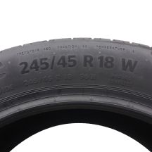 6. 245 45 18 4x CONTINENTAL 245/45 R18 96W EcoContact 6 Sommerreifen 2022 VOLL Wie Neu