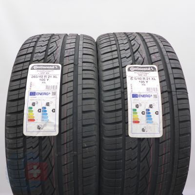 4. 265 40 21 4x CONTINENTAL 265/40 R21 105Y XL MO CrossContact UHP MO Sommerreifen 2023 WIE NEU VOLL