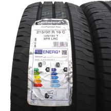 2. 215 60 16C 4x CONTINENTAL 215/60 R16C 103/101T ContiVanContact eco Sommerreifen 2021 VOLL WIE NEU