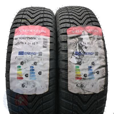 165 70 14 2x VREDESTEIN 165/70 R14 81T Snowtrac 5 Winterreifen 2022 VOLL WIE NEU 