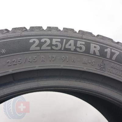 5. 225 45 17 4x SEMPERIT 225/45 R17 91H Speed-Grip 5 Winterreifen 2025 8,8mm WIE NEU 