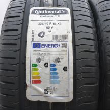 3. 225 40 18 4x CONTINENTAL 225/40 R18 92Y XL BMW EcoContact6 Sommerreifen 2023, 2024 VOLL