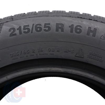 5. 4 x CONTINENTAL 215/65 R16 98H WinterContact TS850P SUV Winterreifen 2018 6,2-7,2mm