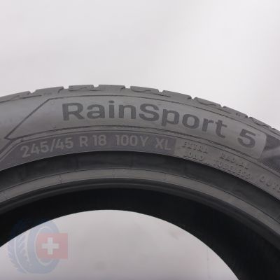 4.  245 45 18 UNIROYAL  245/45 R18 100Y XL RainSport 5 Sommerreifen 2025 VOLL WIE NEU 