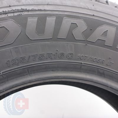 5. 195 75 16C 4x BRIDGESTONE 195/75 R16C 107/105R Duravis R660 Sommerreifen 2019 8,8-9,2mm