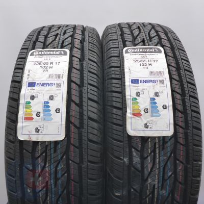 5. 225 65 17 4x CONTINENTAL 225/65 R17 102H ContiCrossContact LX2 Sommerreifen M+S 2022 WIE NEU VOLL