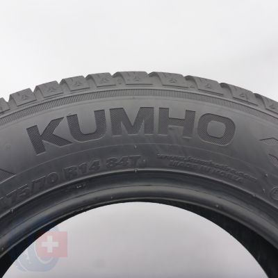 6. 175 70 14 2x KUMHO 175/70 R14 84T WinterCraft Winterreifen 2024 7,8mm