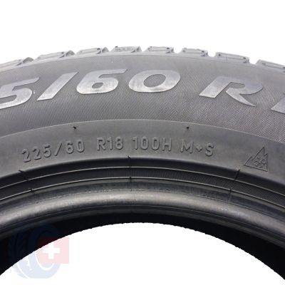 5. 225 60 18 2x PIRELLI 225/60 R18 100H Winter Sottozero 3 Winterreifen 6-6,8mm 2018