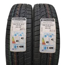 2 x CONTINENTAL 185/75 R16C 104/102R VanContact Winter Winterreifen 2018 VOLL WIE NEU