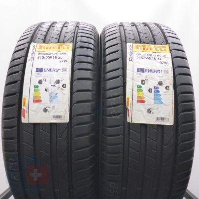 4. 215 55 16 4x PIRELLI  215/55 R16 97W XL Cinturato P7 Sommerreifen 2023 Ungebraucht   