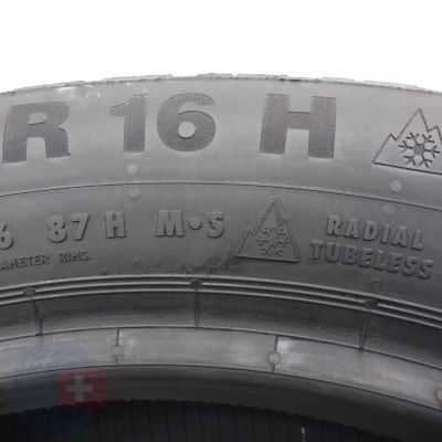 2. 195 55 16 2x CONTINENTAL 195/55 R16 87H ContiWinterContact TS850 Winterreifen 2014 5,8-6mm