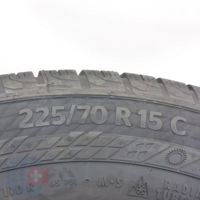 6. 225 70 15C 4x CONTINENTAL 225/70 R15C 112/110R VanContact 4Season Ganzjahresreifen 2024 WIE NEU VOLL
