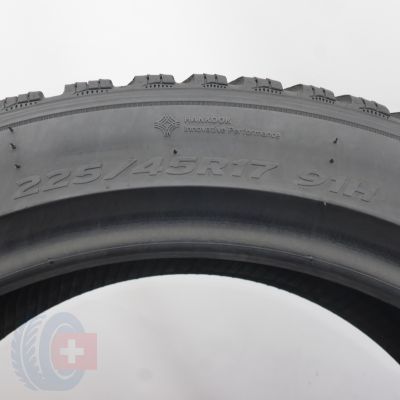 6. 225 45 17 2x HANKOOK 225/45 R17 91H Winter I Cept RS3 W462 Winterreifen 2022 7mm