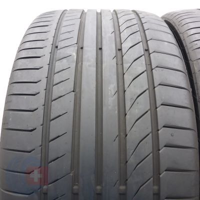 2. 285 35 21 2x CONTINENTA 285/35 ZR21 105Y XL ContiSportContact 5P M0 Sommerreifen 2018 7mm