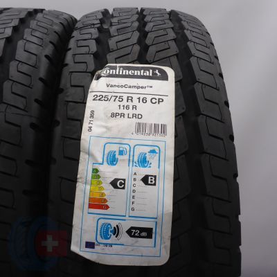 4. 225 75 16C 2x CONTINENTAL 225/75 R16C 116R VancoCamper Sommerreifen 2020 VOLL  4. 225 75 16C 2x CONTINENTAL 225/75 R16C 116R VancoCamper Sommerreifen 2020 VOLL